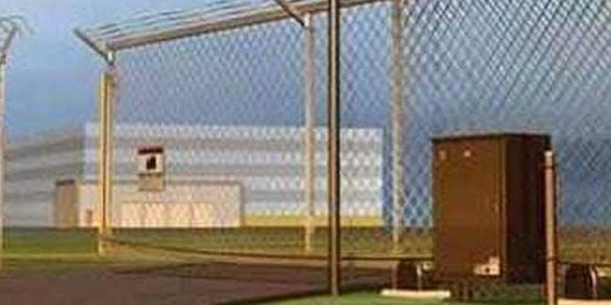 Automated gate opener installed for secure access control.